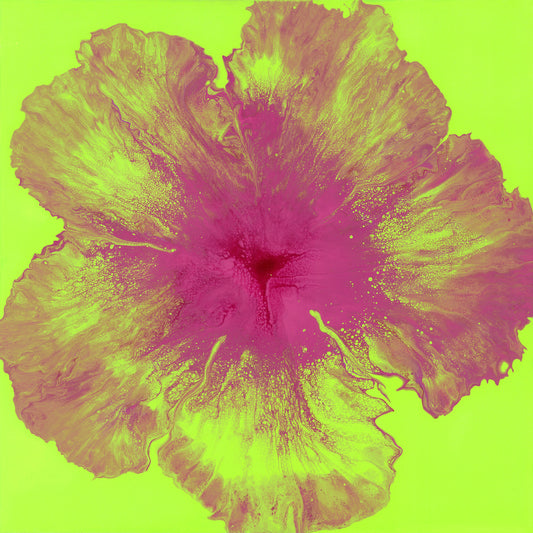 Bright Lime Green Hibiscus
